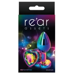 Rear Assets Bijou anal Heart Rainbow S 6 x 2.7cm